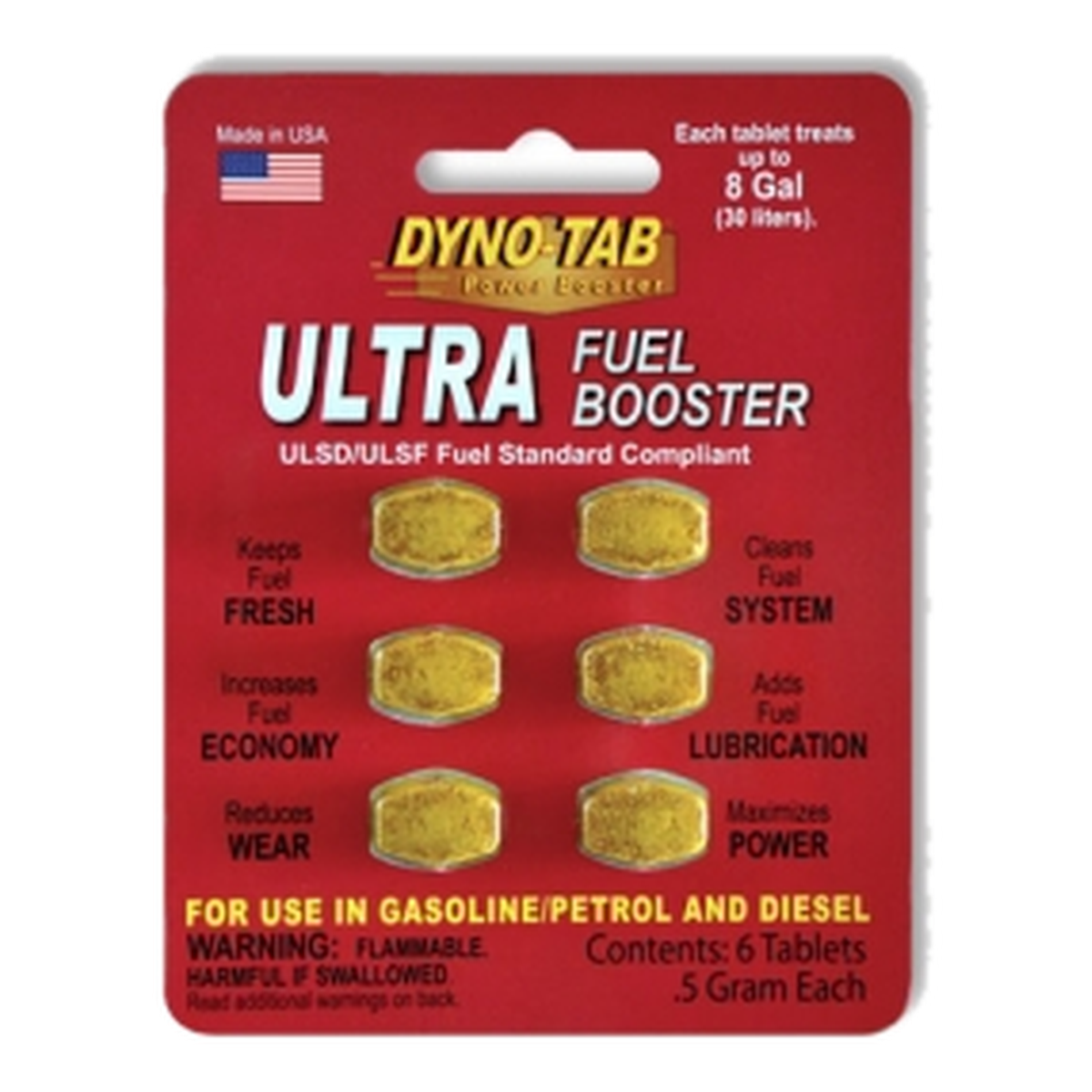 نمای جلوی رسمی بسته مکمل سوخت داینو‌تب ULTRA Fuel Booster مدل 45720
